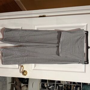 Striped Black and White Pajama Pants